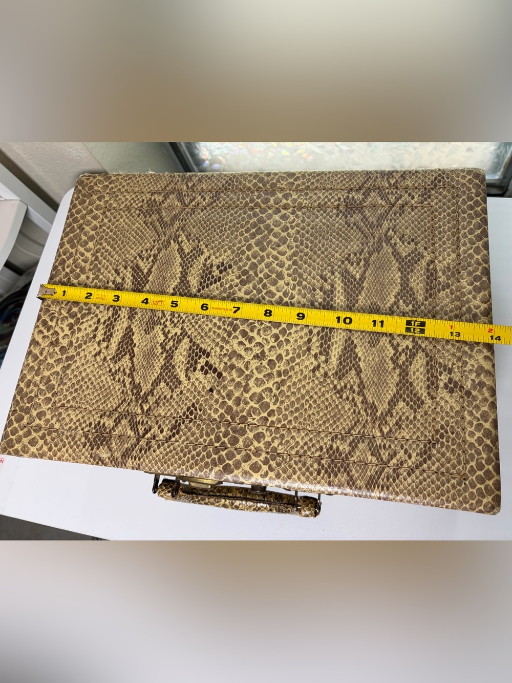 Vintage Toiletries Shortrip Case Snakeskin 🐍 - Picture 3 of 13
